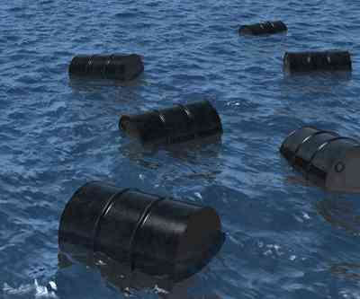 Floating barrels mining