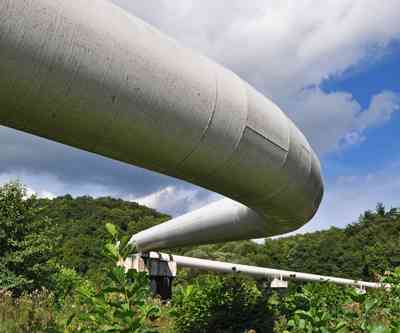 Above ground pipeline mining