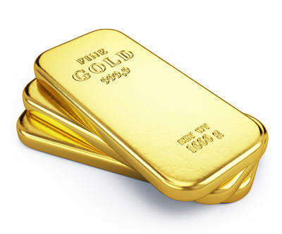 Gold ingot bars