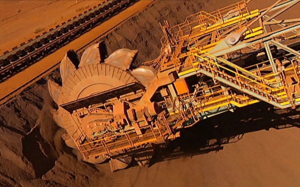 The bottom is falling out of iron ore price