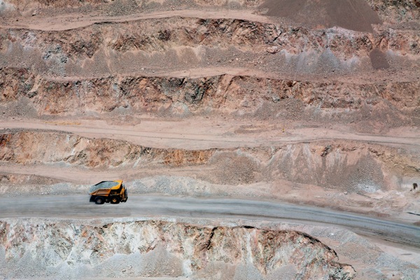 Chile losing ground as top copper producer as metal price in the pits