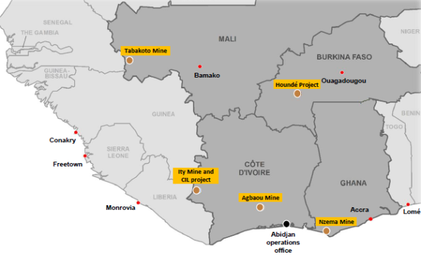 Endeavour Mining - Portfolio of Assets