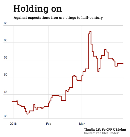 Iron ore price rally: Stop and smell the roses