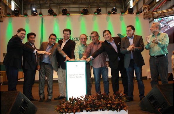 Vale executives inaugurate the $14.3-billion project on Saturday. Photo courtesy of Vale.