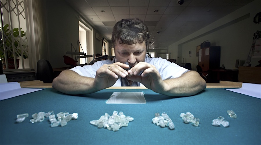 Alrosa diamond sales picked up in November