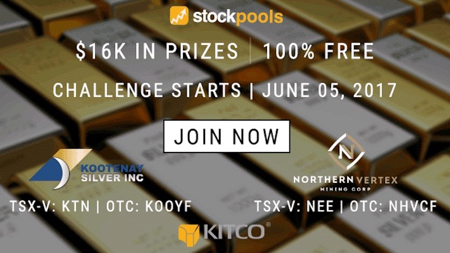 $16K in gold bullion up for grabs in new stock-picking contest from Stockpools & Kitco