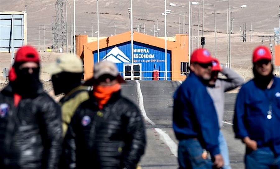 Chilean union to seek strike at BHP's Escondida and Spence copper mines