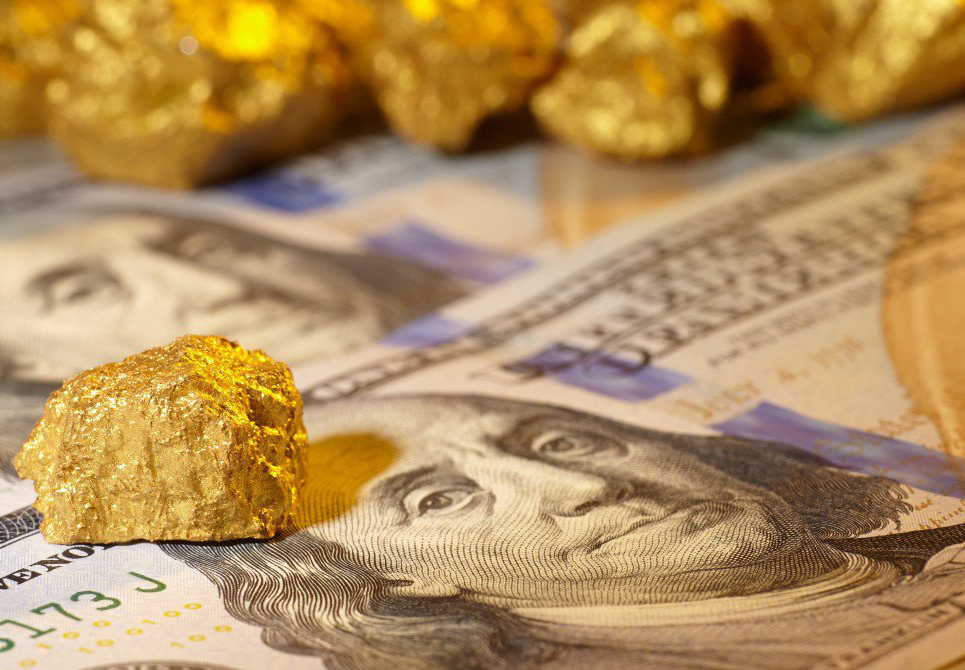 Gold overcoming dollar
