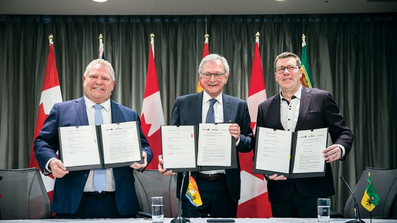 Ontario, Saskatchewan and New Brunswick to develop nuclear technology
