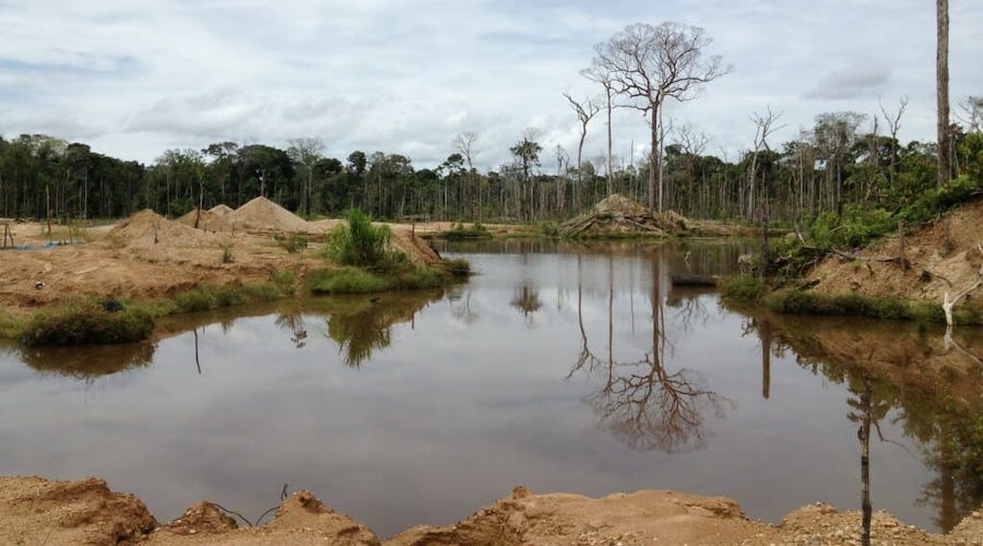 Formalization of small-scale mining detrimental for the environment - study