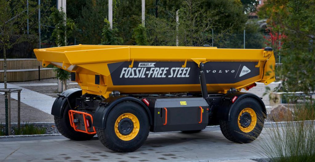 Volvo unveils world’s first fossil-free steel vehicle