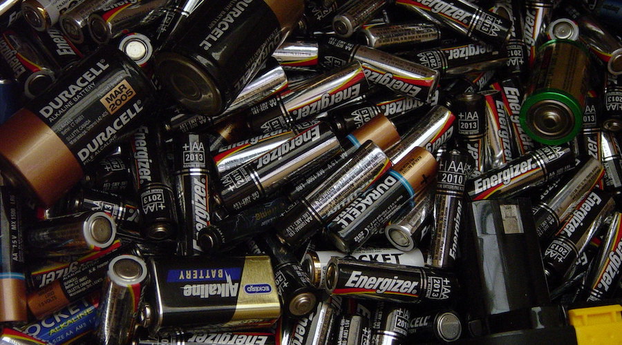 Not just metals – energy can also be recovered from discarded batteries