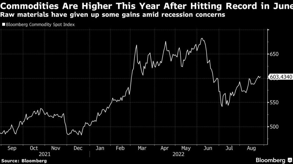 Bloomberg Commodity Spot Index 