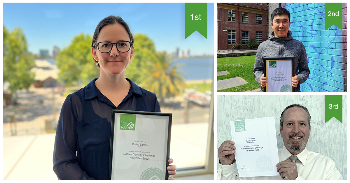 Maptek unveils 2022 Geology Challenge champions