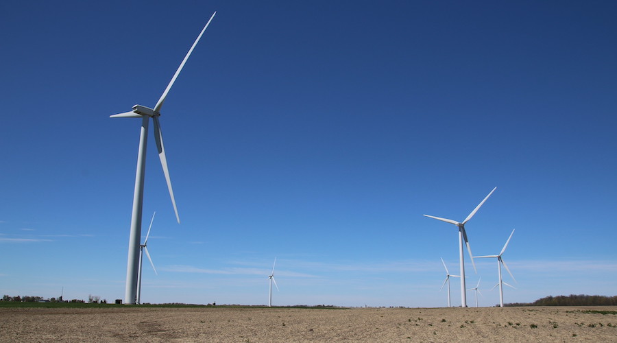Wind Farm Near Strathroy-Caradoc, Ontario Canada