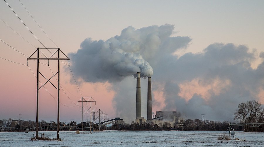 Sherco coal-fired power plant in the US