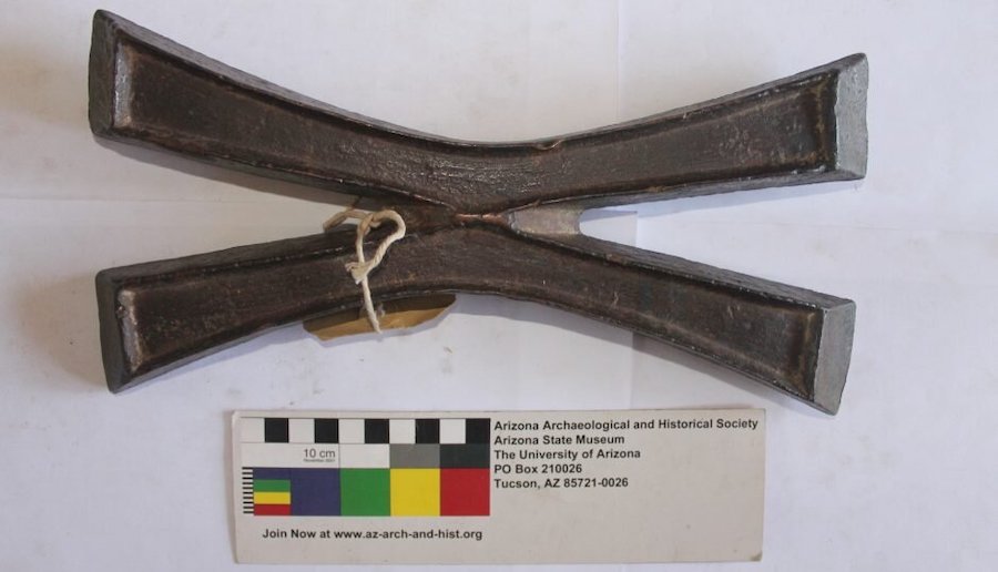 One of the croisette copper ingots analyzed in the study