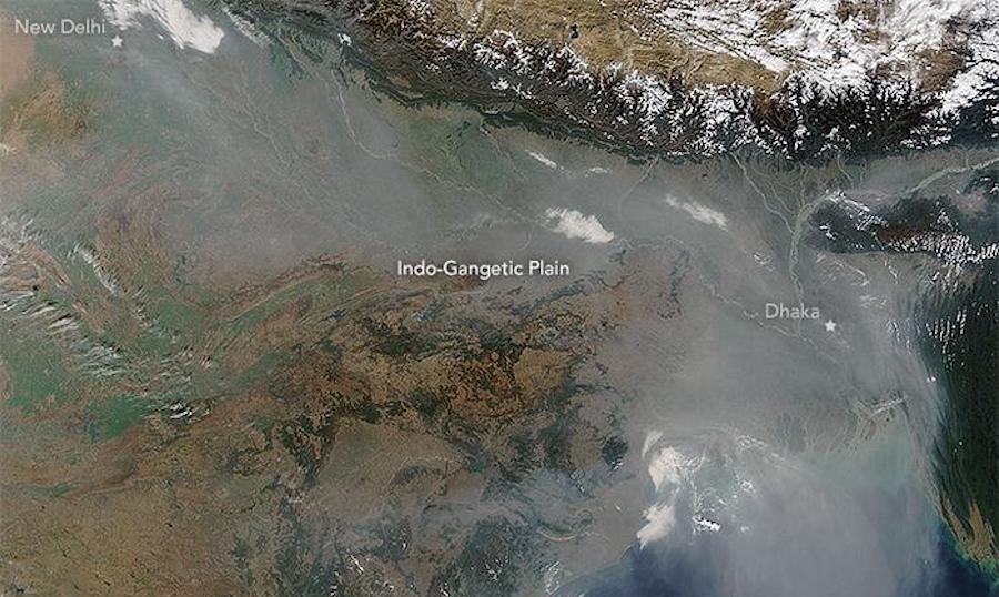 South Asia’s main sources of polluting particulate matter identified