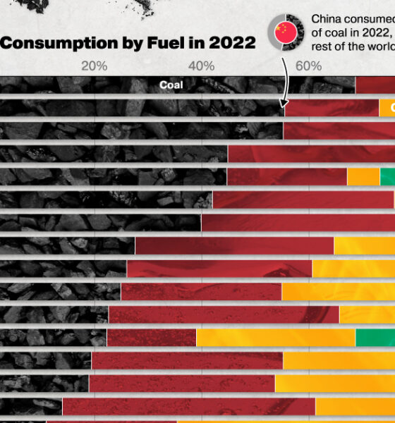 Which countries are most reliant on coal?