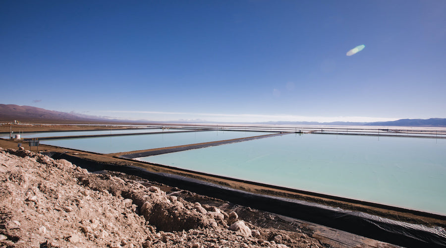 Lithium extraction field