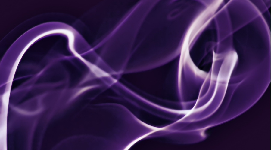 Gold nanoparticles create purple smoke