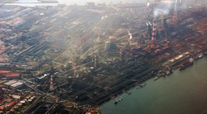 Kimitsu Steel Works, an ironworks in Chiba, Japan, established in 1965 by Nippon Steel Corporation