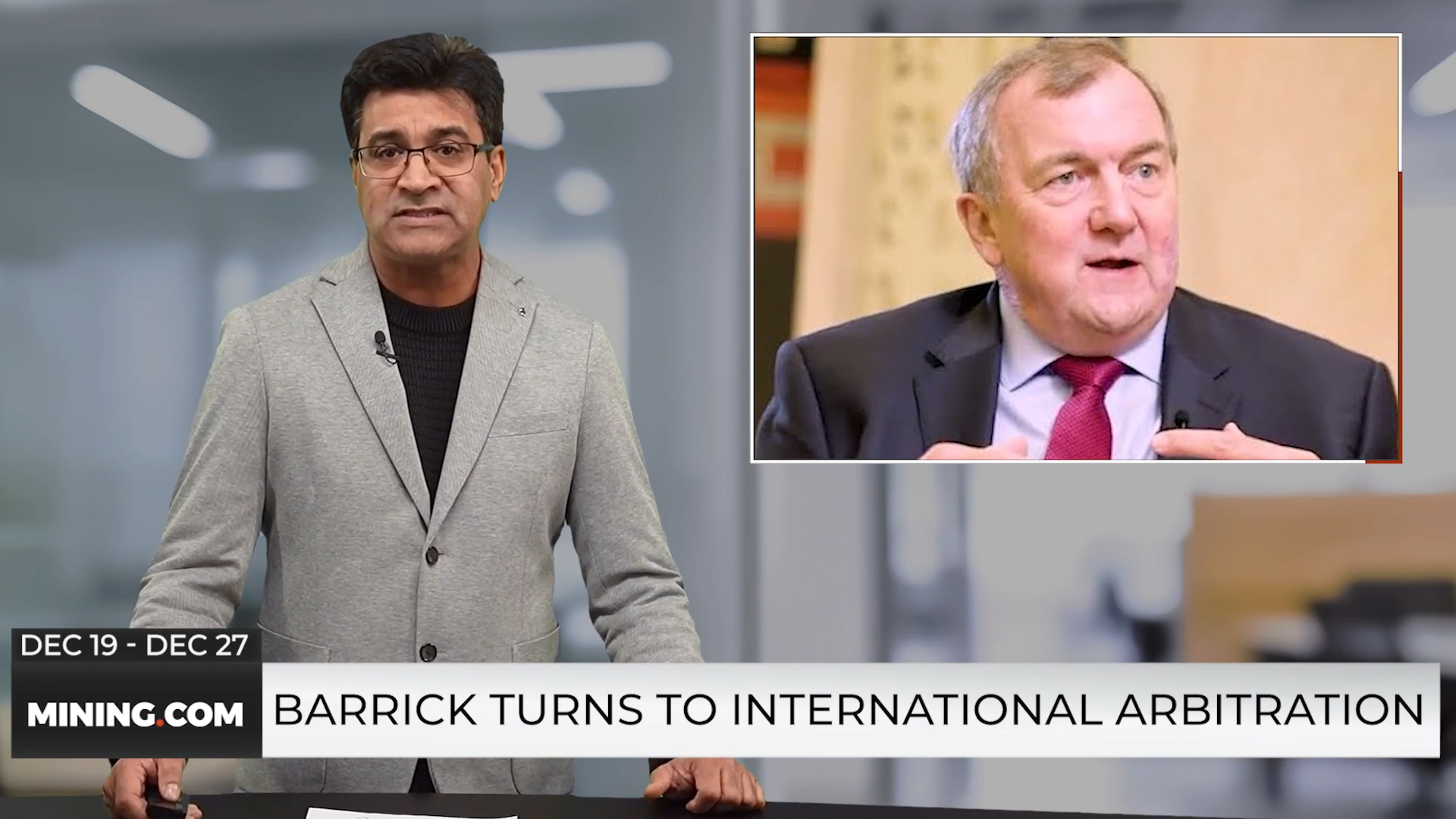 Barrick Turns to International Arbitration