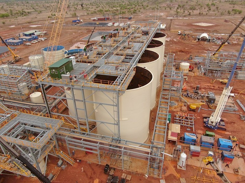 Orezone Gold Bomboré construction