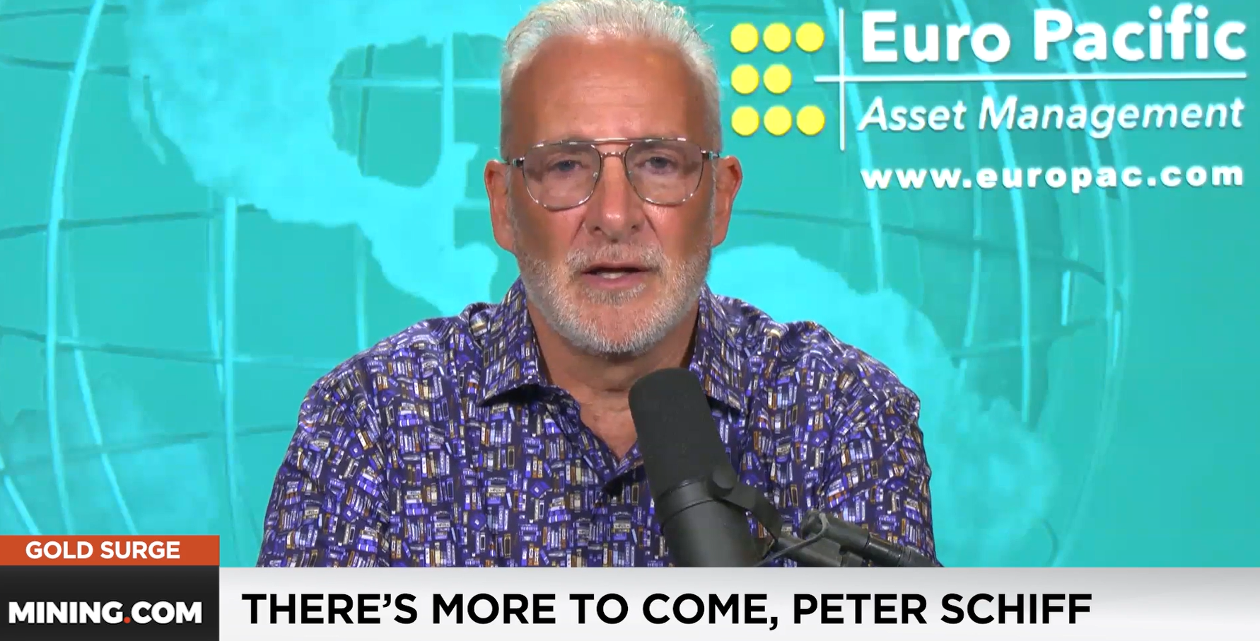 Peter Schiff: Miners overlooked despite record-high gold prices