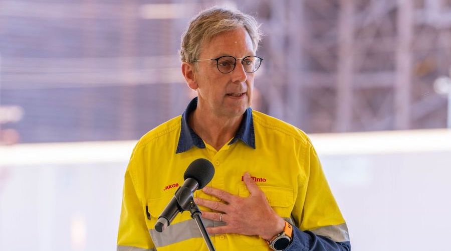 Stausholm dismisses rift rumours as Rio opens $2B mine
