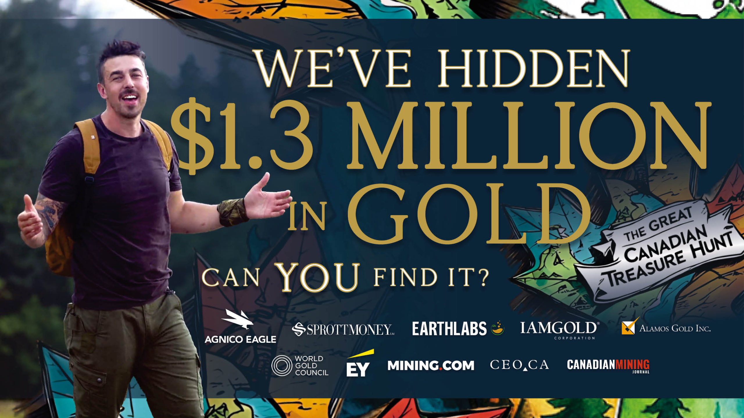 C$1.3M in gold up for grabs as Canada Treasure Hunt begins
